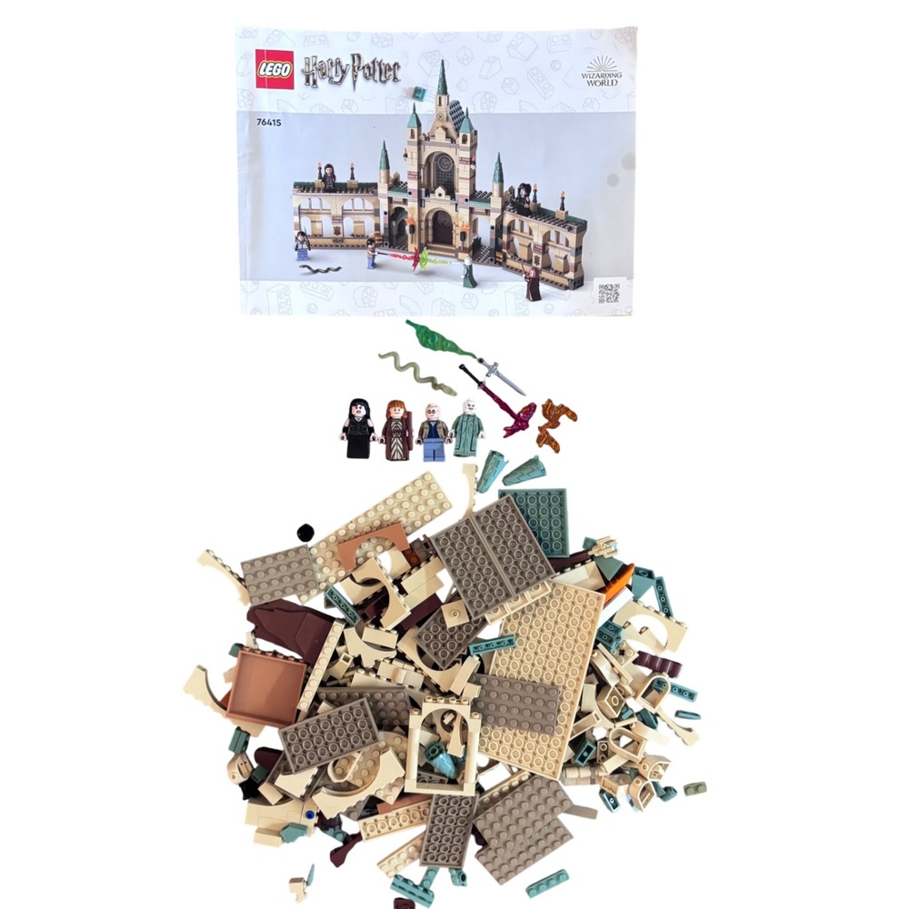 LEGO Harry Potter 76415 Battle of Hogwarts Kids O/S Tan Good Incomplete Set